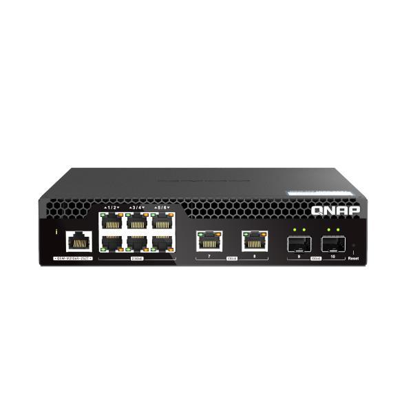 QNAP Web Managed Series - Switch - mezza larghezza, Layer 2 - gestito - montabile su rack