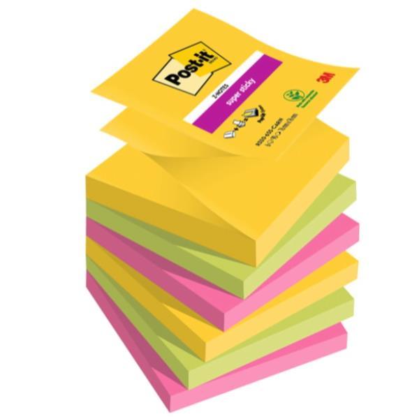 Blocco foglietti Super Sticky Z-Notes - R330-6SS-CARN - …