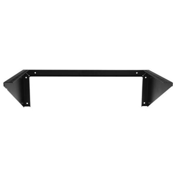 StarTech.com Staffa Rack in Accaio 6U per montaggio apparecchiature su parete Verticale da 19" - Staffa a muro - nero - 6U - 19"