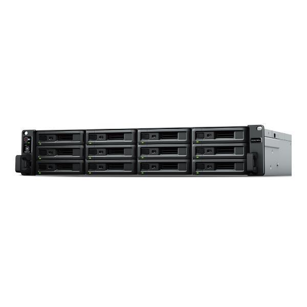 Synology RackStation RS3621RPxs - Server NAS - 12 alloggiamenti - montabile in rack - SATA 6Gb/s - RAID 0, 1, 5, 6, 10, JBOD, sostituzione a caldo, hot spare 6, hot spare 10, 1 hot spare, RAID F1, hot spare F1 - RAM 8 GB - Gigabit Ethernet - iSCSI support