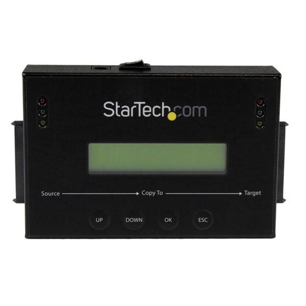 StarTech.com Duplicatore ed eraser di dischi rigidi SATA 2,5/3,5" indipendente con elevata velocità di duplicazione fino a 14 GBpm (SATDUP11) - Duplicatore disco rigido - 2 alloggiamenti (SATA-600) - per P/N: SVA12M5NA