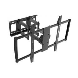 SOPAR - Staffa - per pannello piatto - Alluminio - nero, argento - dimensione schermo: 60"-100" - installabile a parete
