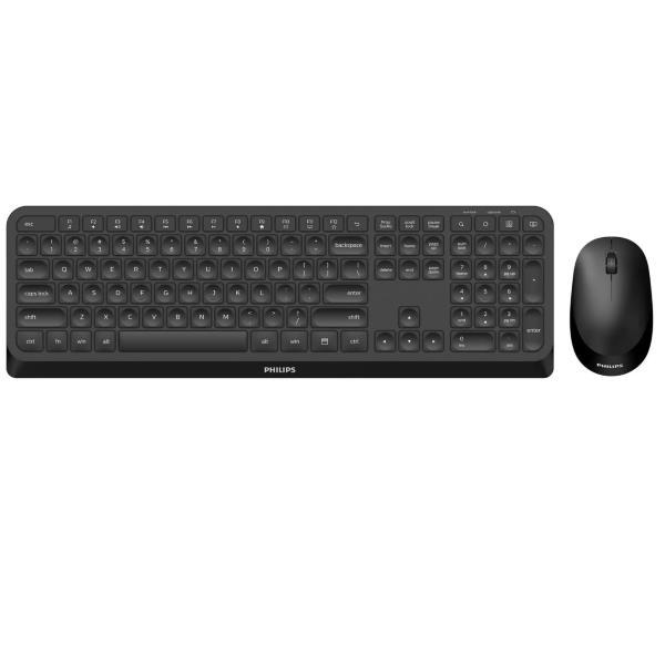 Philips 3000 series SPT6307B - Set mouse e tastiera - senza fili - 2.4 GHz