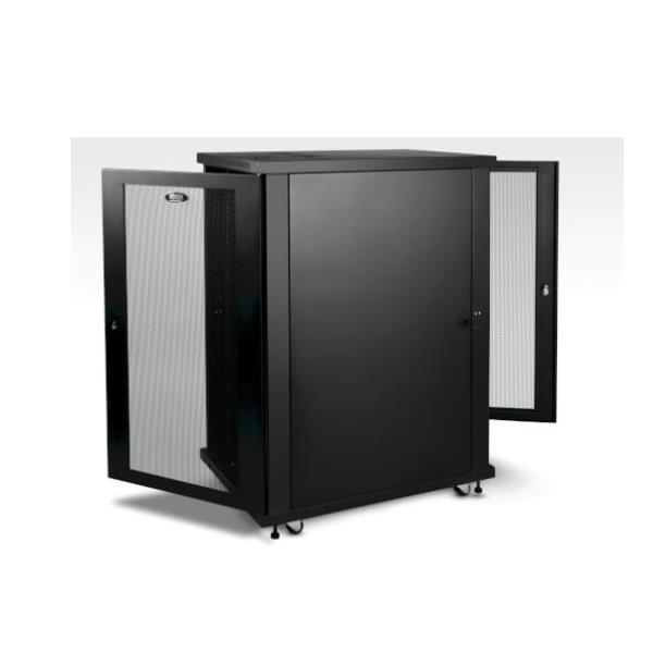 Tripp Lite 24U Rack Enclosure Server Cabinet 33" Deep w/ Doors & Sides - Rack cabinet - nero - 24U - 19"