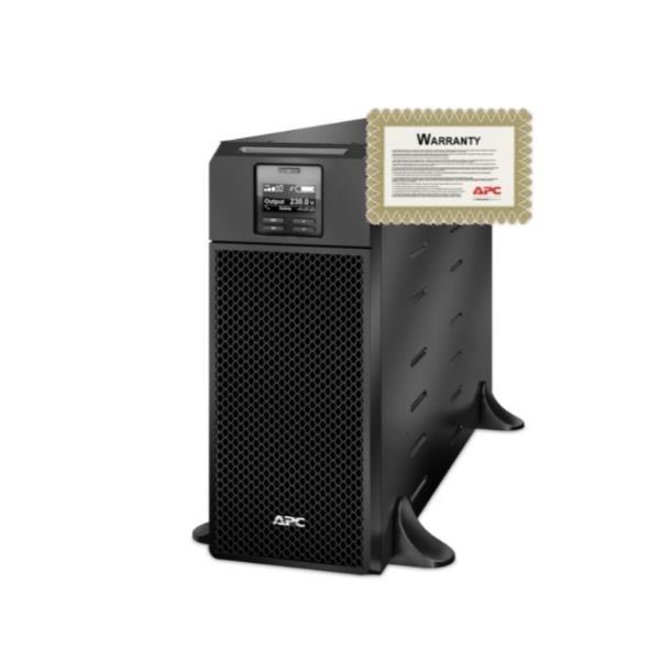 APC Smart-UPS SRT 6000VA RM - UPS (montabile in rack) - 230 V c.a. V - 6000 Watt - 6000 VA - Ethernet 10/100, USB - connettori di uscita 13 - 4U - nero - per P/N: AR3100W, AR3103SP, AR3105W, AR3106SP, AR3155W, AR3305W, AR3355SP, AR3355W, NBWL0356A