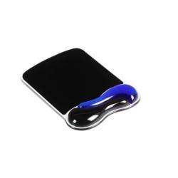 Kensington Duo Gel Mouse Pad Wrist Rest - Tappetino per mouse con poggiapolso - nero, blu - Compatibile TAA