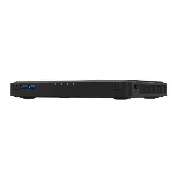QNAP TBS-464 NASbook - Server NAS - 4 alloggiamenti - RAID 0, 1, 5, 6, 10 - RAM 8 GB - 2.5 Gigabit Ethernet - iSCSI supporto