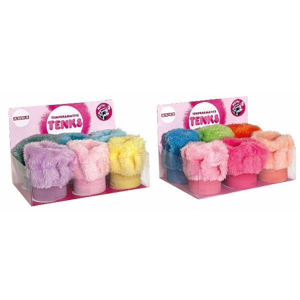 ARDA TENKS PELUCHES ESPOSITORE TEMPERAMATITE 3 FORI COLORI ASSORTITI CONF 12 Pz.