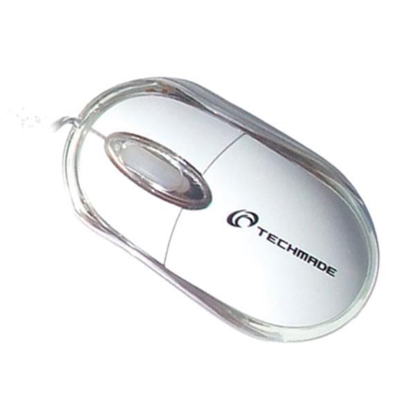 TECHMADE MOUSE USB OTTICO 800 DPI 3 PULSANTI BIANCO