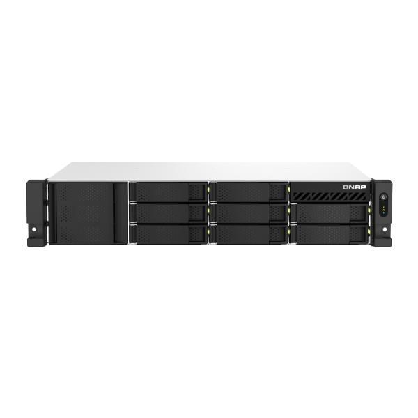 QNAP TS-864eU-RP - Server NAS - 8 alloggiamenti - montabile in rack - SATA 6Gb/s - RAID RAID 0, 1, 5, 6, 10, 50, JBOD, 60 - RAM 8 GB - Gigabit Ethernet / 2.5 Gigabit Ethernet - iSCSI supporto - 2U