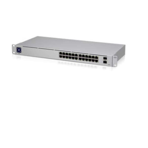 Ubiquiti UniFi Switch USW-24 - Switch - gestito - 24 x 10/100/1000 + 2 x Gigabit SFP - montabile su rack