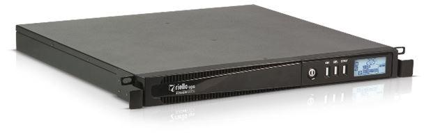 Riello UPS Vision Rack VSR 1100 - UPS (montabile in rack) - 230 V c.a. V - 880 Watt - 1100 VA - RS-232, USB - connettori di uscita 4 - 1U - 19" - grigio scuro
