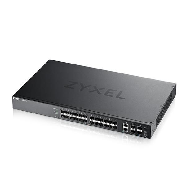 Zyxel XGS2220 Series XGS2220-30F - Switch - L3 access, NebulaFLEX Cloud - gestito - 24 x 100/1000 Base-X + 6 x 10 Gigabit (uplink) - desktop, montabile su rack