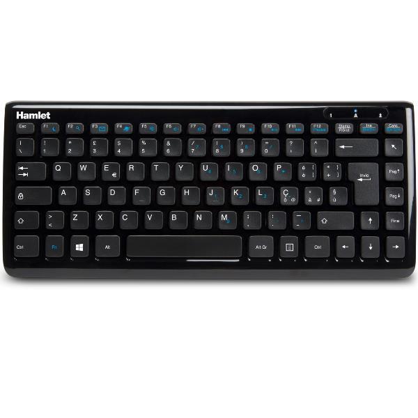 Hamlet XKKITA400CU - Tastiera - compact - USB - QWERTY - italiana - nero