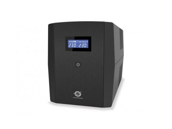 Conceptronic Zeus 04EM - UPS - 220-240 V c.a. V - 1320 Watt - 2200 VA - 9 Ah - USB - connettori di uscita 5