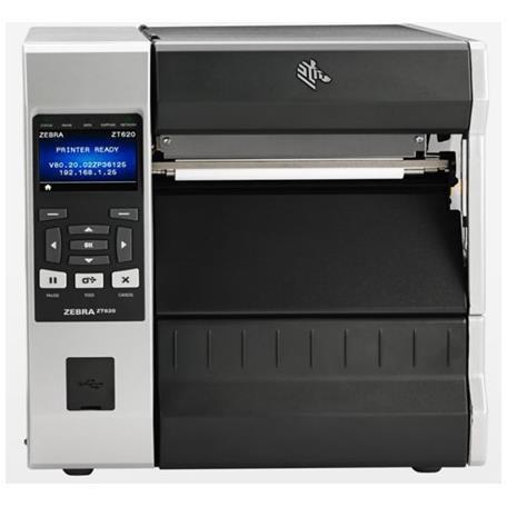 Zebra ZT620 - Stampante per etichette - termico diretto / trasferimento termico - Rotolo (17,8 cm) - 203 dpi - fino a 305 mm/sec - USB, seriale, Gigabit LAN, host USB, NFC, Bluetooth 4.0 - barra di strappo