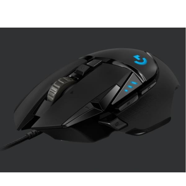 Logitech Gaming Mouse G502 (Hero) - Mouse - ottica - 11 pulsanti - cablato - USB