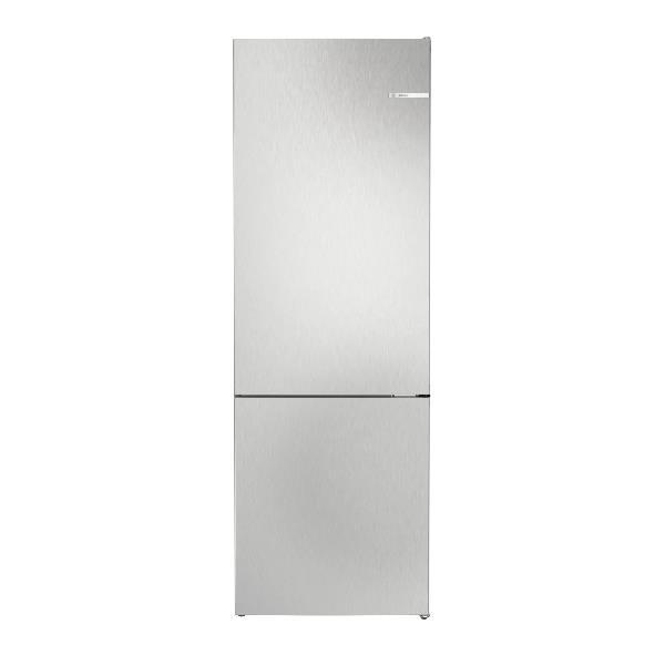 Bosch Serie | 4 KGN492LDF - Frigorifero/congelatore - Freezer inferiore - larghezza: 70 cm - prof. 66.7 cm - altezza: 203 cm - 440 litri - Classe D - stile acciaio inossidabile