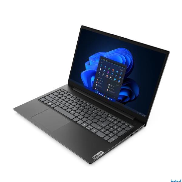 Lenovo V15 G4 IRU 83A1 - Intel Core i7 1355U / 1.7 GHz - Win 11 Home - Grafica Intel Iris Xe - 16 GB RAM - 512 GB SSD NVMe - 15.6" TN 1920 x 1080 (Full HD) - Wi-Fi 5 - nero business - tast: italiana - con 2 anni di assistenza Lenovo Depot