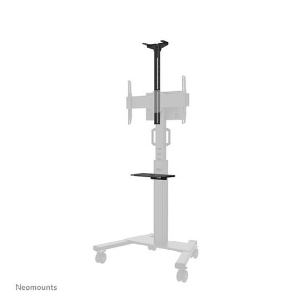 Neomounts - Componente di montaggio (ripiano, ripiano per videocamera, ripiano adattatore per videocamera, binario) - per telecamera/mediabox - nero - installabile su carrello - per P/N: FL50S-825BL1