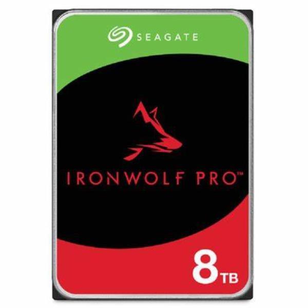 Seagate IronWolf Pro ST8000NT001 - HDD - 8 TB - interno - 3.5" - SATA 6Gb/s - 7200 rpm - buffer: 256 MB - con 3 anni Seagate Recupero dei dati di salvataggio