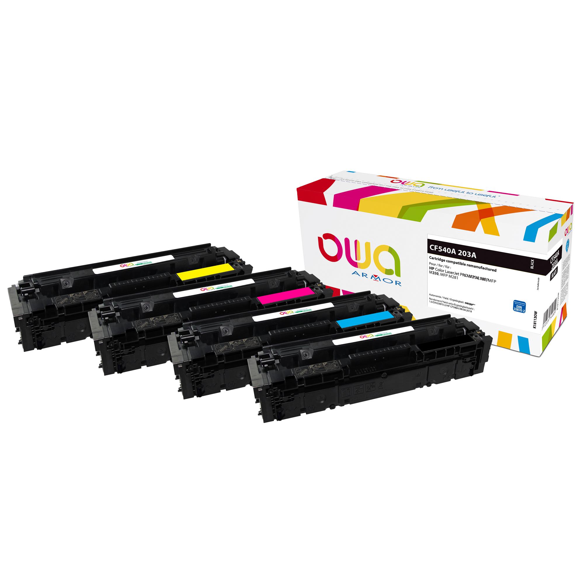 Armor - Toner Compatibile per Hp 203A - Ciano - CF541A - 1.300 pag