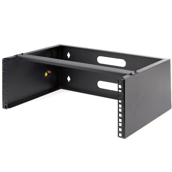StarTech.com Rack 4U per il montaggio a parete -  Rack di rete da 19" - Staffa a muro per pannello patch per switch di rete (WALLMOUNT4) - Staffa di montaggio per dispositivo di rete - montaggio a parete - 4U - 19"