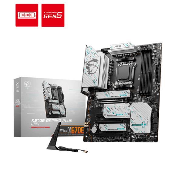 MSI X670E GAMING PLUS WIFI SCHEDA MADRE FORM ATX CHIPSET AMD X670 SOCKET AM5