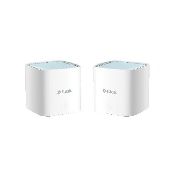 D-Link EAGLE PRO AI M15 - Impianto Wi-Fi (2 router) - fino a 370 m.q. - maglia - GigE - 802.11a/b/g/n/ac/ax - Dual Band