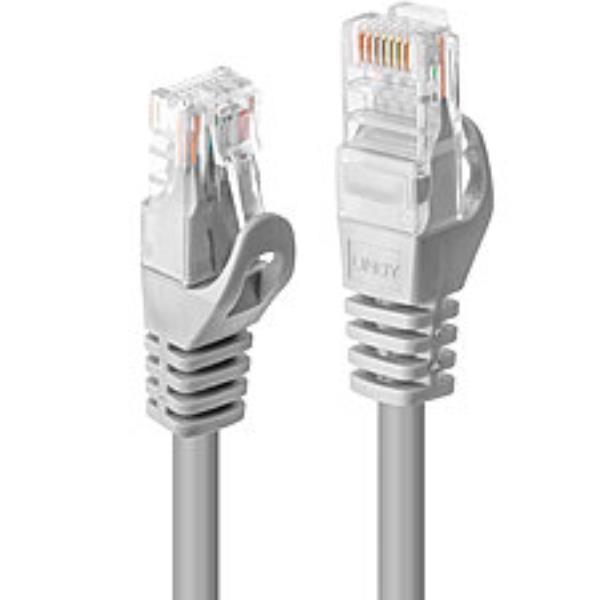 LINDY CAVO DI RETE CAT 5e U/UTP 5 MT, GRIGIO