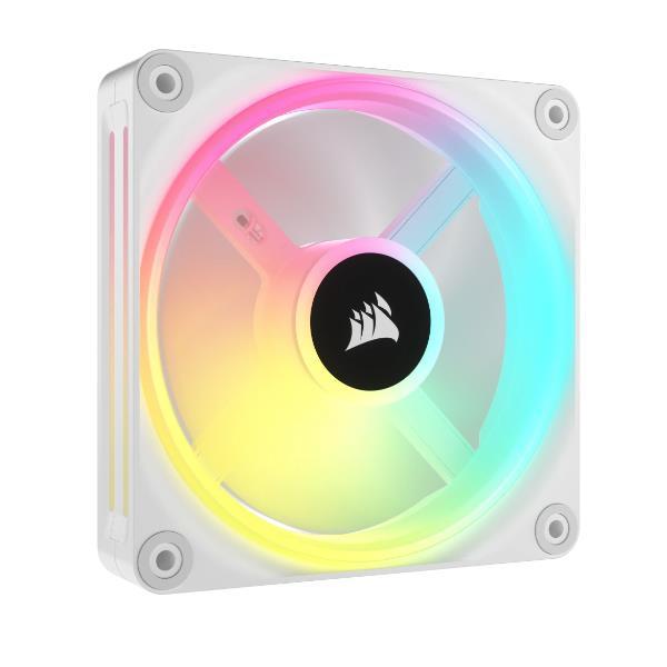 CORSAIR iCUE LINK QX120 RGB PWM VENTOLA 120MM ILLUMINAZIONE LED RGB COLORE BIANCO