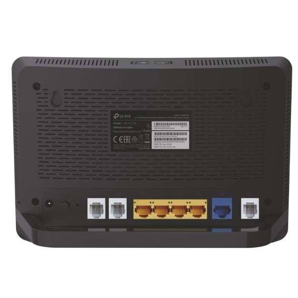 TP-Link Archer VR1210v - Router wireless - modem DSL - switch a 4 porte - GigE - 802.11a/b/g/n/ac - Dual Band