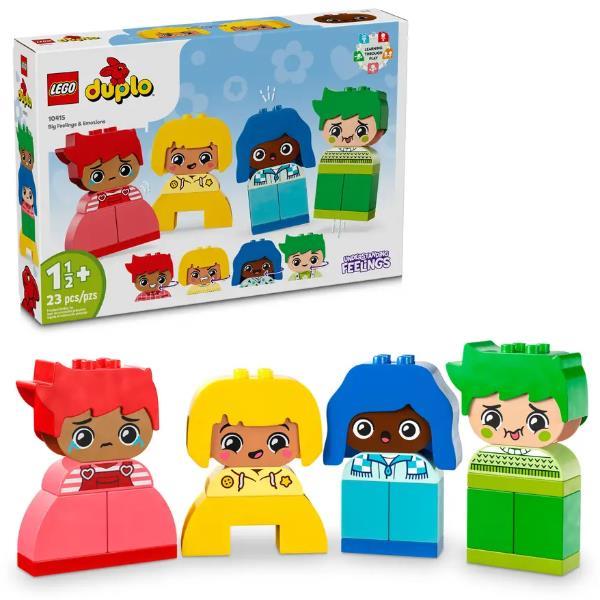 LEGO DUPLO FORTI SENTIMENTI ED EMOZIONI GIOCO IMPILABILE E PERSONALIZZBILE CON 23 MATTONCINI E 4 PERSONAGGI