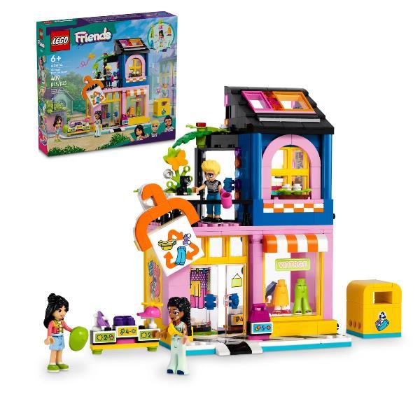 LEGO FRIENDS BOUTIQUE VINTAGE CON NEGOZIO 3 MINI BAMBOLINE E UN GATTO