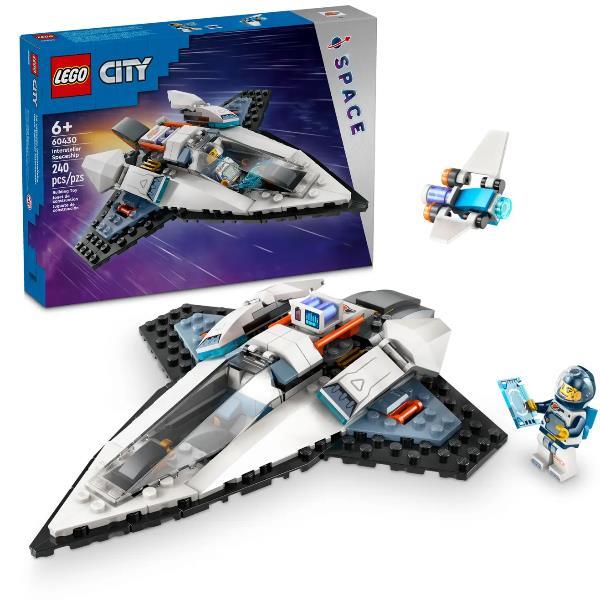 LEGO CITY ASTRONAVE INTERSTELLARE CON MINIFIGURA E DRONE ROBOT