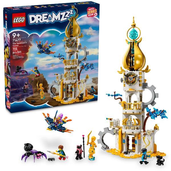 LEGO DREAMZZZ LA TORRE DI SANDMAN CASTELLO TRASFORMABILE IN 2 MODALITA' CON 5 MINIFIGURE