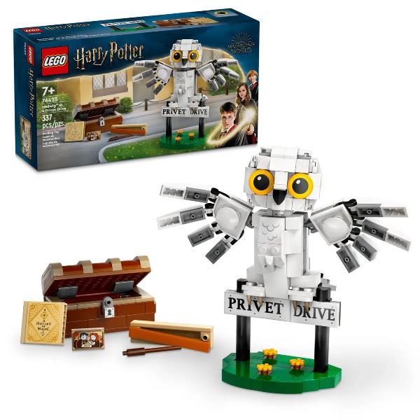 LEGO HARRY POTTER EDVIGE AL NUMERO 4 DI PRIVET DRIVE MODELLINO DELLA CIVETTA DELLE NEVI DA COSTRUIRE CON ACCESSORI