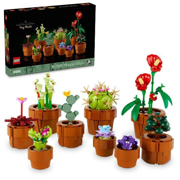 LEGO ICONS PIANTINE SET COLLEZIONE BOTANICA CON FIORI ARTIFICIALI IN VASO DA COSTRUIRE