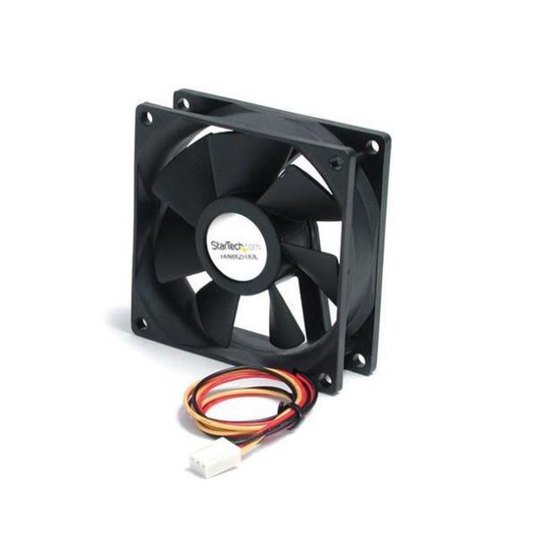 StarTech.com Ventola computer silenziosa con cuscinetto a sfera 80x25 mm con connettore TX3 - Kit di ventilazione sistema - 80 mm