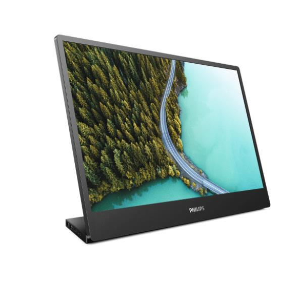 Philips 16B1P3302D - 3000 Series - monitor a LED - 16" (15.6" visualizzabile) - portatile - 1920 x 1080 Full HD (1080p) @ 75 Hz - IPS - 250 cd/m² - 700:1 - 4 ms - 2xUSB-C - nero