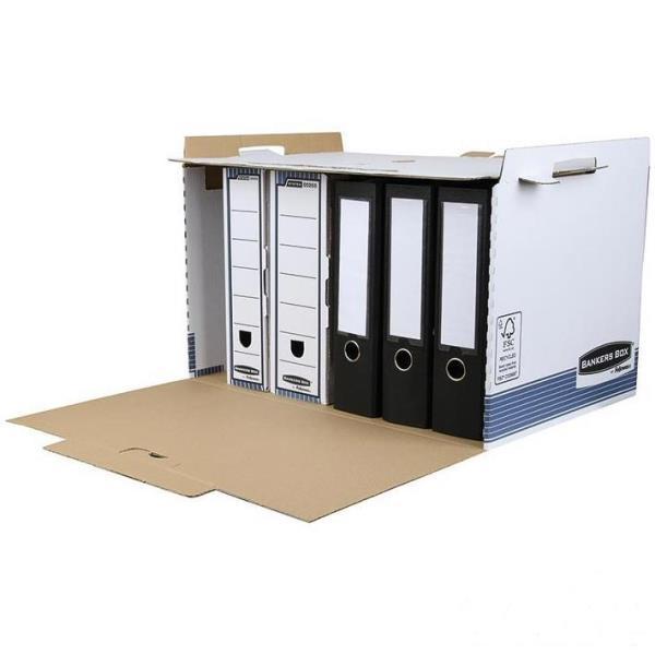Bankers Box System - Scatola per archiviazione - per A4 - blu