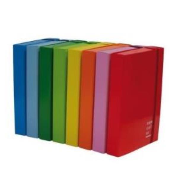 Brefiocart NEW COLOR - Cartelletta a 3 lembi - larghezza dorsale 30 mm - per 250 x 350 mm - arancione