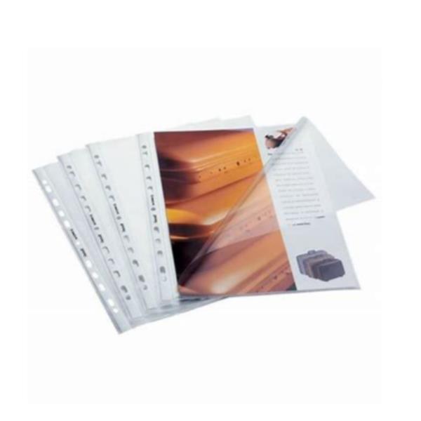 Favorit - Protezione per foglio con inserimento superiore e laterale - per 220 x 300 mm - trasparente (pacchetto di 50)