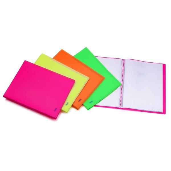 Favorit NEON - Porta listini - 30 compartimenti - per 220 x 300 mm - disponibile in colori assortiti
