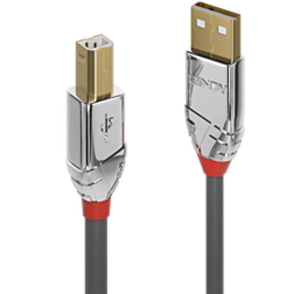 LINDY CAVO USB 2.0 A/B CROMO LINE, 1M
