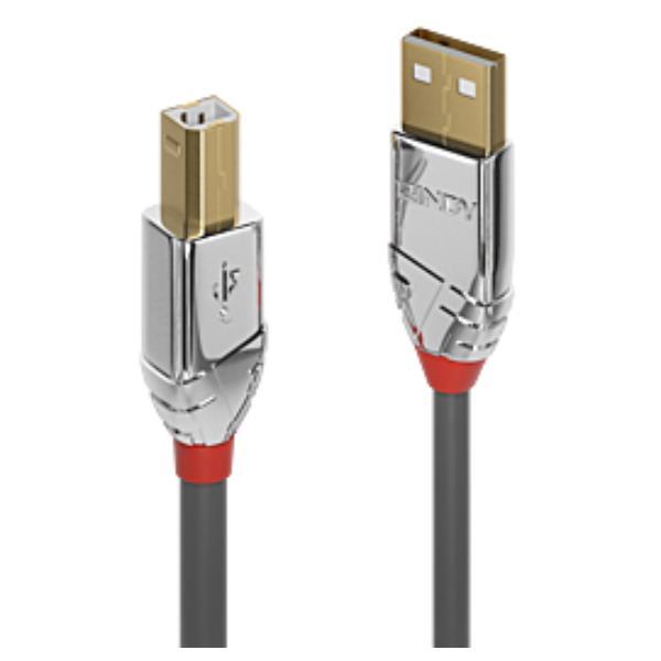 Lindy adattatore Cavo USB 2.0 Tipo A a B Cromo Line, 3m