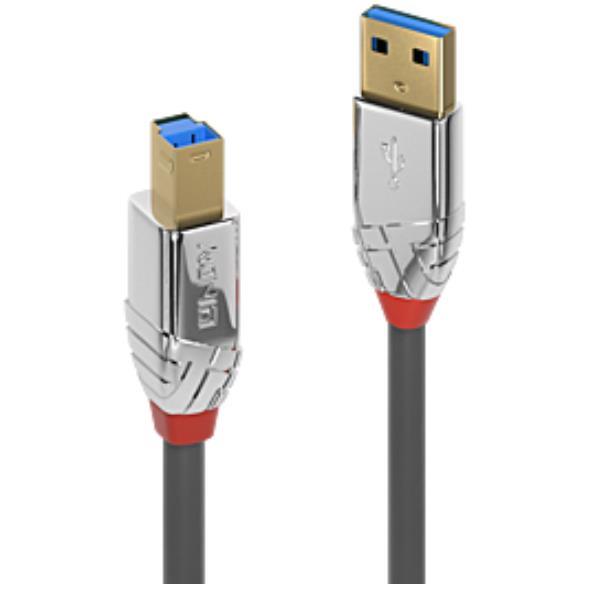 LINDY 0,5M CAVO USB 3.2 TIPO A A B CROMO