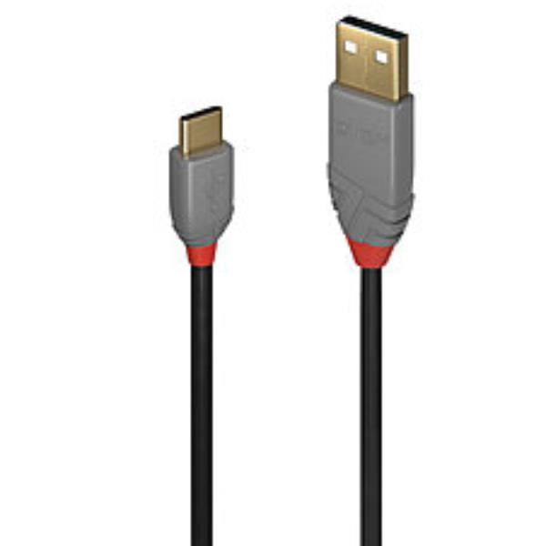 LINDY CAVO USB 2.0 TIPO C/A ANTHRA , 3M