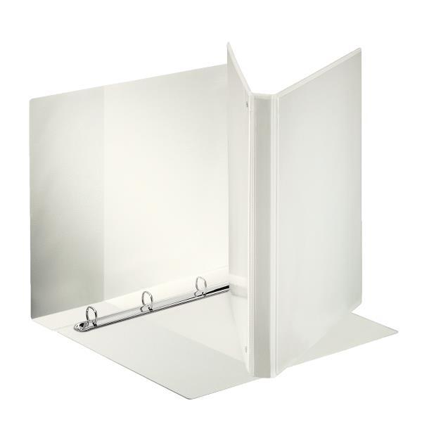Esselte - Raccoglitore ad anelli - larghezza dorsale 30 mm - per 220 x 300 mm, A4 Maxi - capacità 180 fogli - bianco
