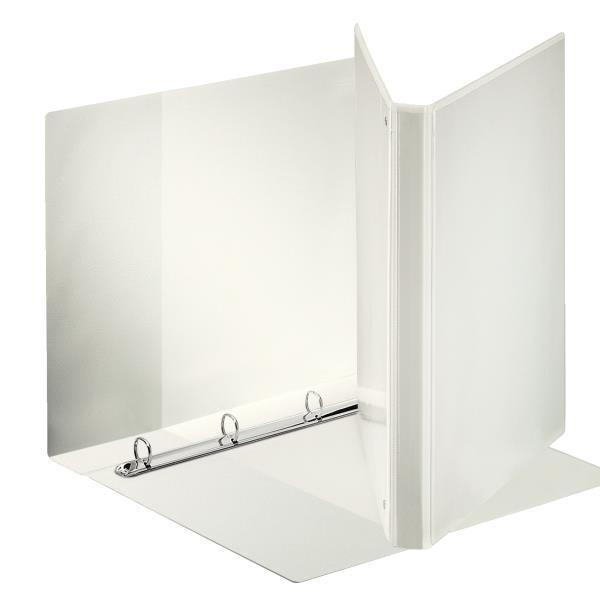 Esselte - Raccoglitore ad anelli - larghezza dorsale 38 mm - per 220 x 300 mm, A4 Maxi - capacità 230 fogli - bianco